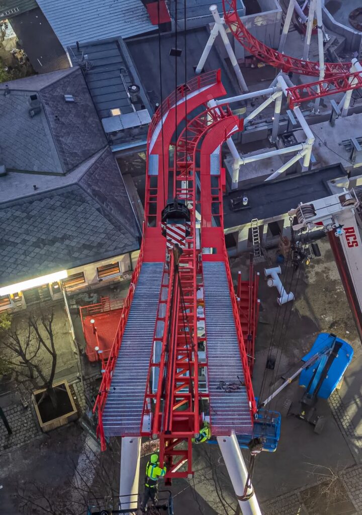 Wiener Prater: Arbeiten an verschiedenen Attraktionen