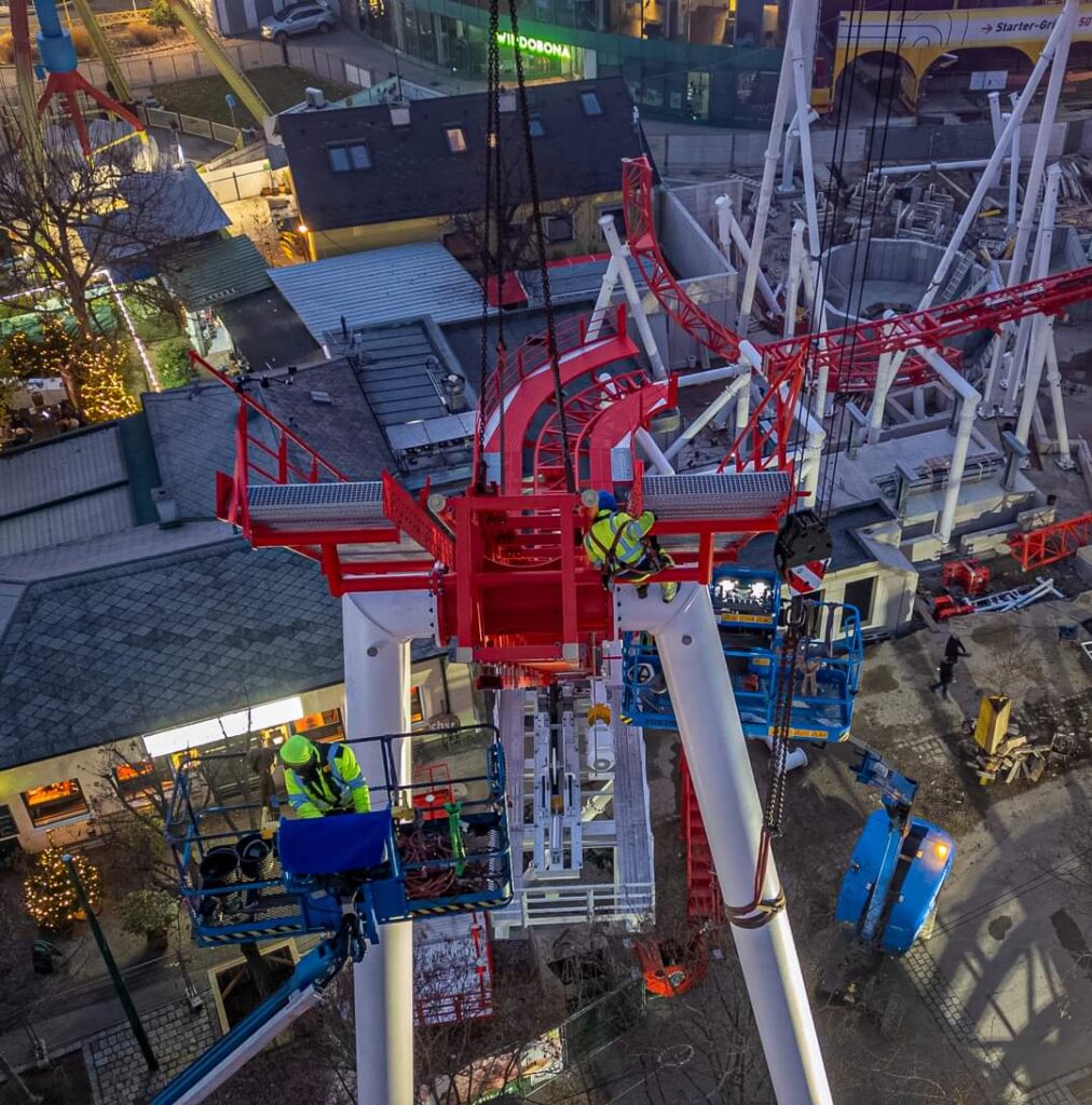 Wiener Prater: Arbeiten an verschiedenen Attraktionen