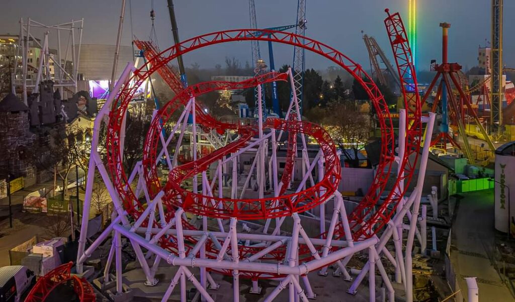 Wiener Prater: Arbeiten an verschiedenen Attraktionen