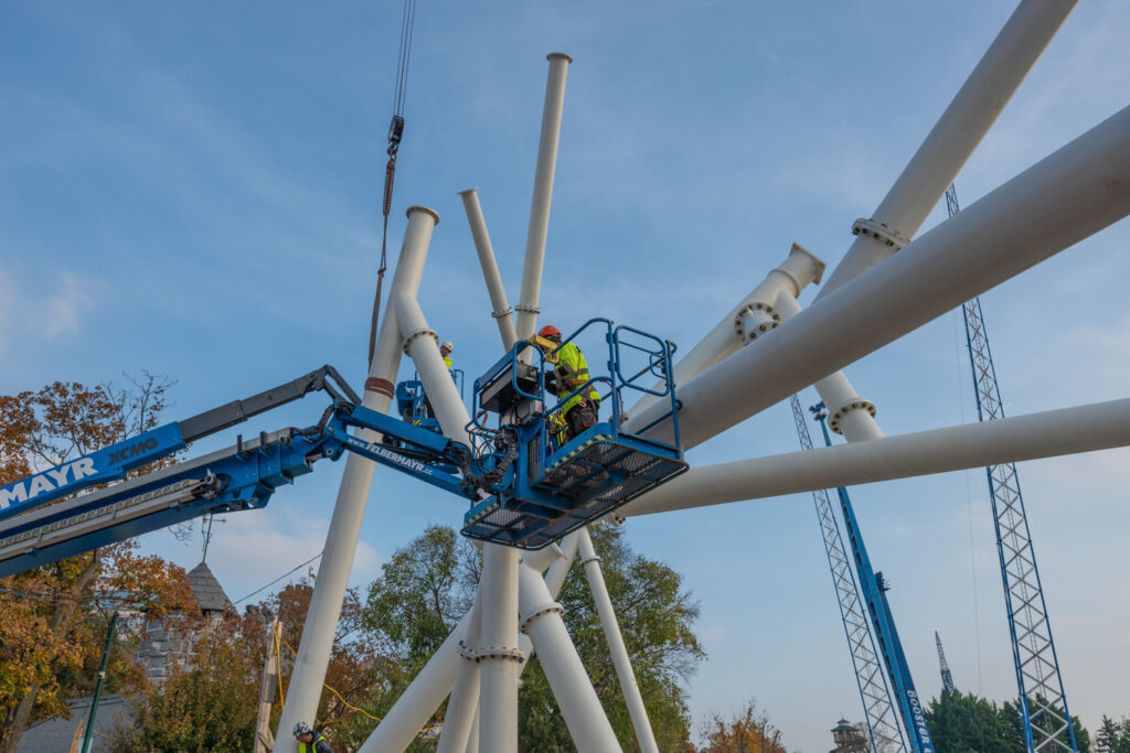 Wiener Prater: Arbeiten an verschiedenen Attraktionen