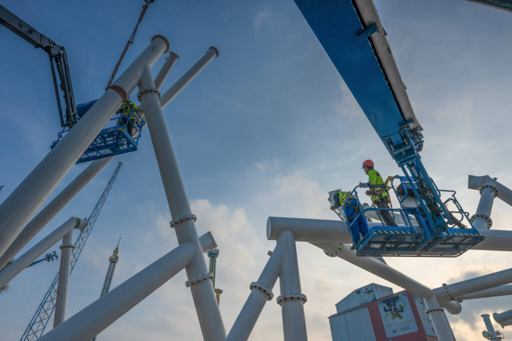 Wiener Prater: Arbeiten an verschiedenen Attraktionen