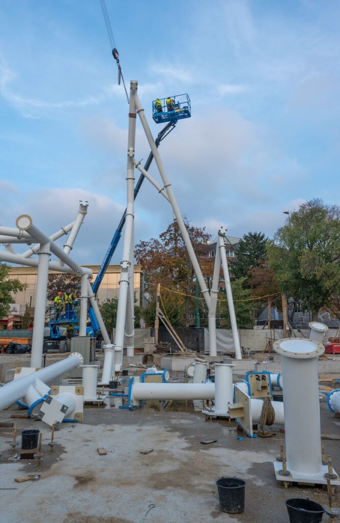 Wiener Prater: Arbeiten an verschiedenen Attraktionen