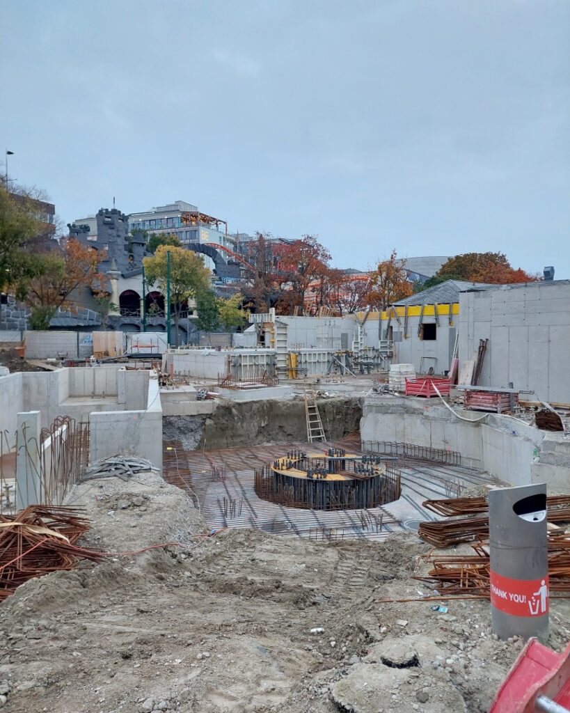 Wiener Prater: Arbeiten an verschiedenen Attraktionen
