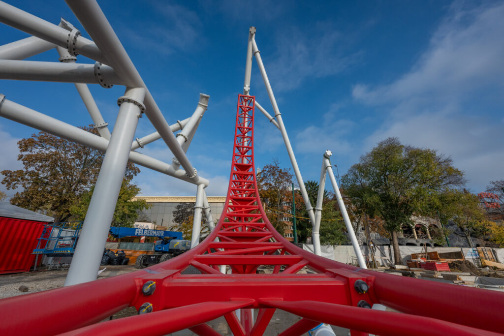 Wiener Prater: Arbeiten an verschiedenen Attraktionen