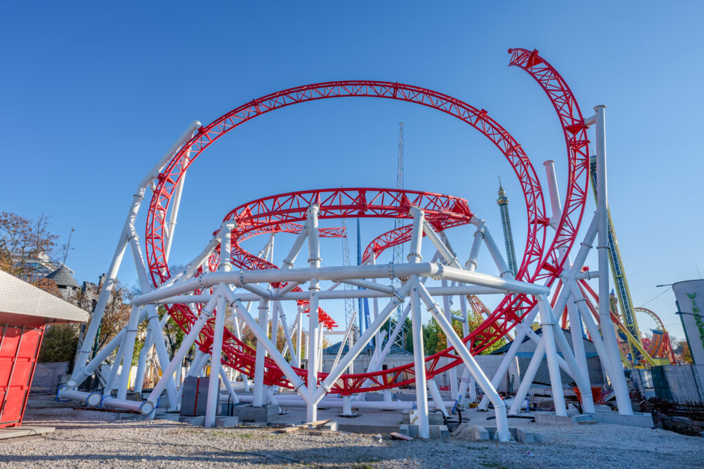Wiener Prater: Arbeiten an verschiedenen Attraktionen