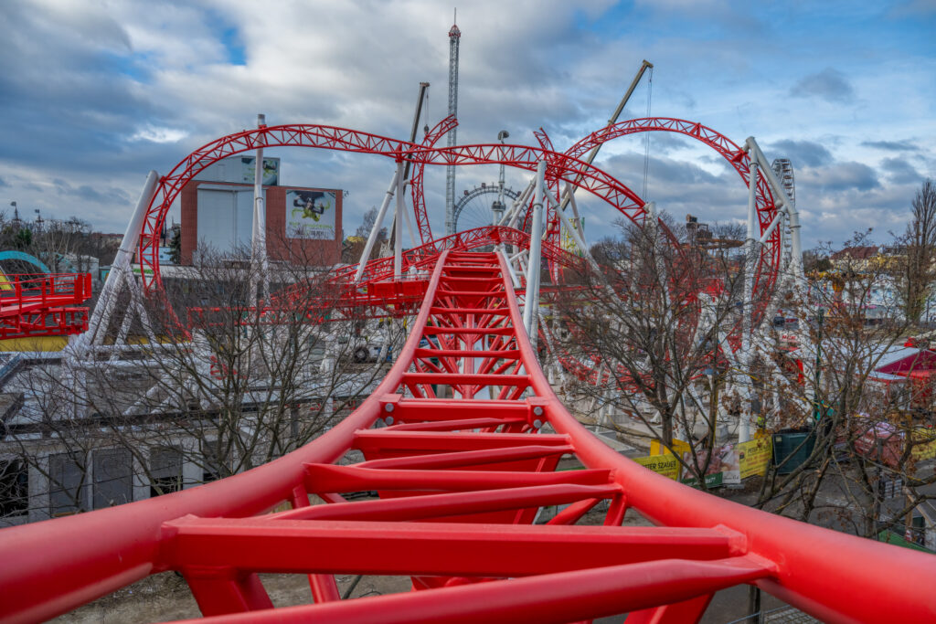 Wiener Prater: Arbeiten an verschiedenen Attraktionen