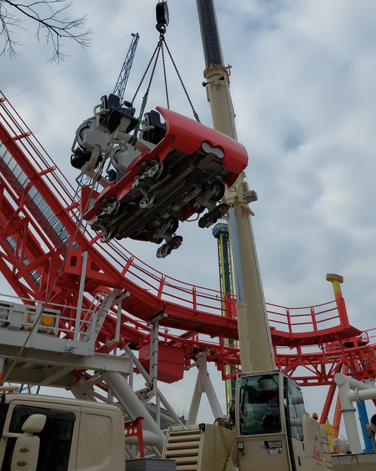 Wiener Prater: Arbeiten an verschiedenen Attraktionen