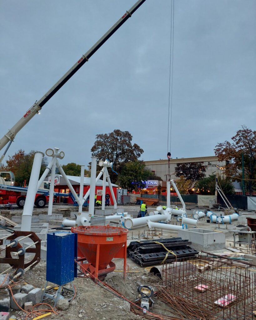 Wiener Prater: Arbeiten an verschiedenen Attraktionen