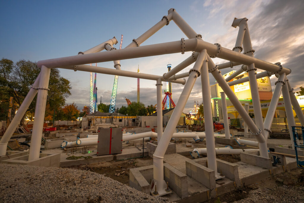 Wiener Prater: Arbeiten an verschiedenen Attraktionen