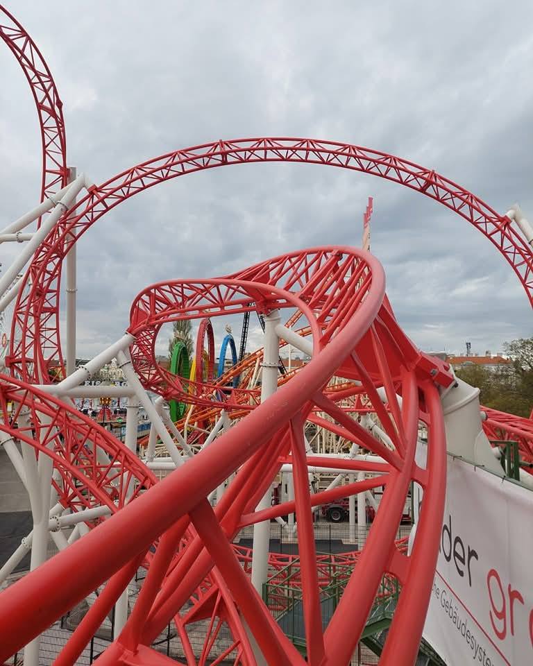 Wiener Prater: Arbeiten an verschiedenen Attraktionen