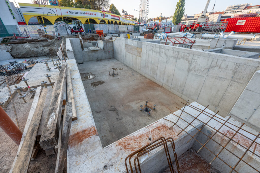 Wiener Prater: Arbeiten an verschiedenen Attraktionen