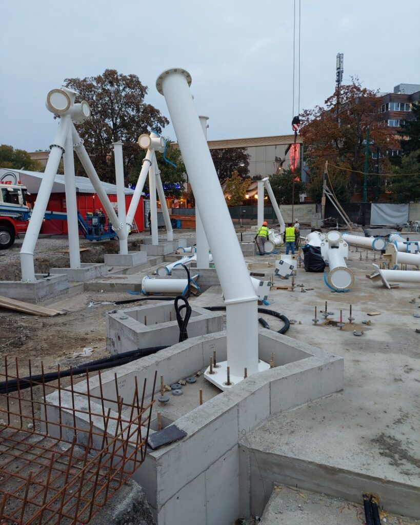 Wiener Prater: Arbeiten an verschiedenen Attraktionen
