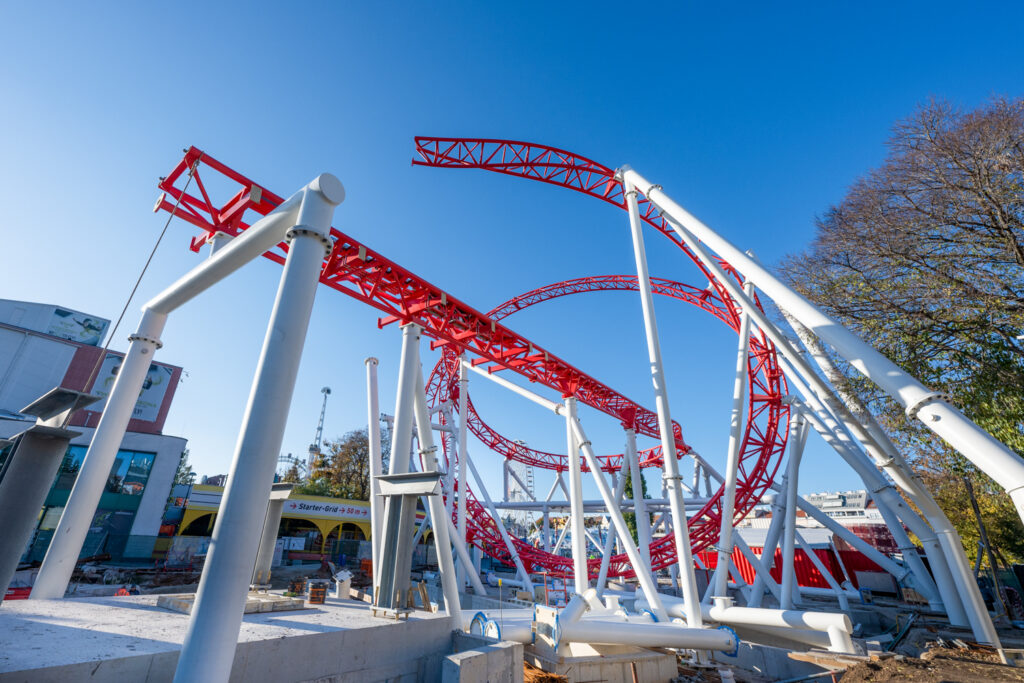 Wiener Prater: Arbeiten an verschiedenen Attraktionen