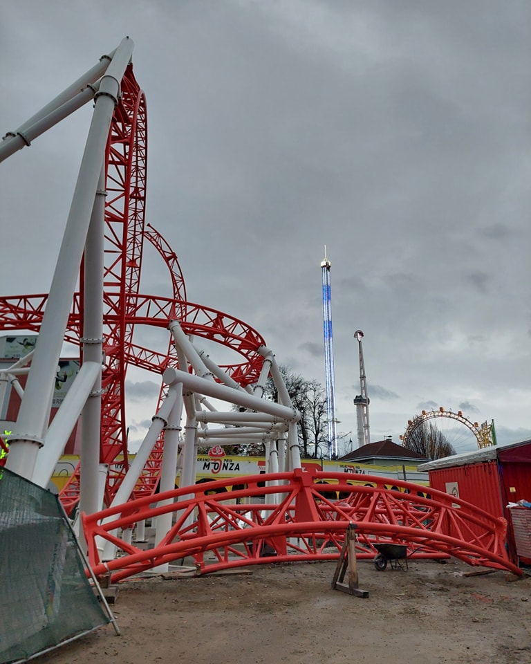 Wiener Prater: Arbeiten an verschiedenen Attraktionen