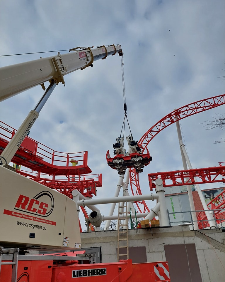 Wiener Prater: Arbeiten an verschiedenen Attraktionen