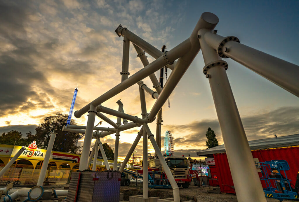 Wiener Prater: Arbeiten an verschiedenen Attraktionen