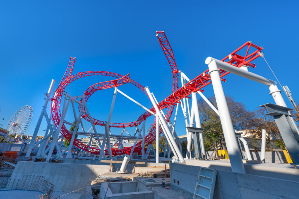 Wiener Prater: Arbeiten an verschiedenen Attraktionen