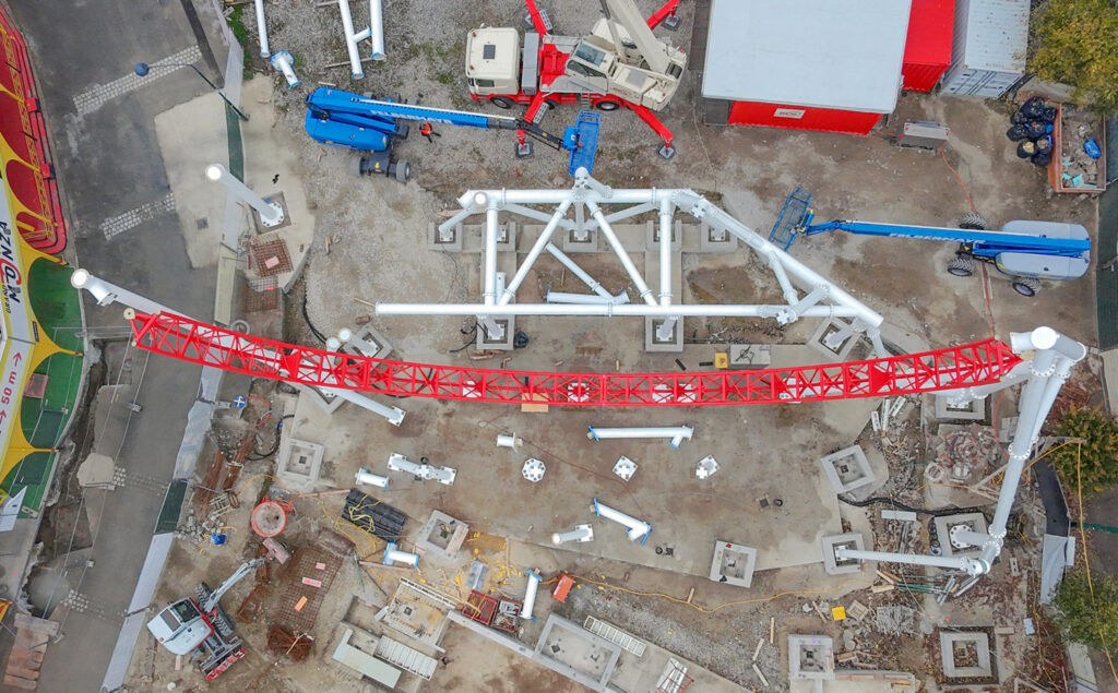 Wiener Prater: Arbeiten an verschiedenen Attraktionen