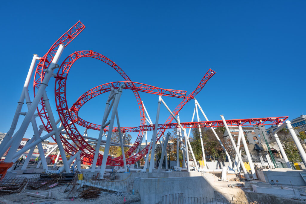 Wiener Prater: Arbeiten an verschiedenen Attraktionen