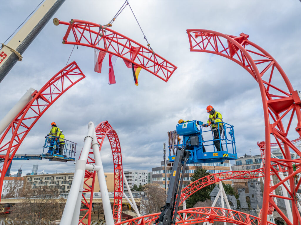 Wiener Prater: Arbeiten an verschiedenen Attraktionen