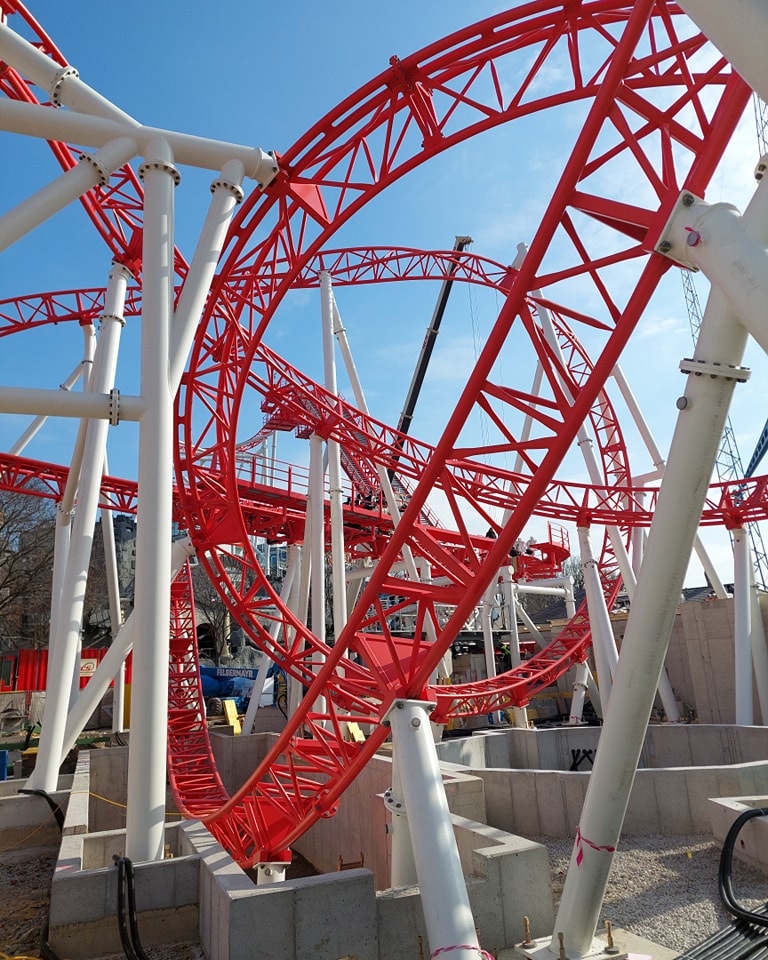 Wiener Prater: Arbeiten an verschiedenen Attraktionen