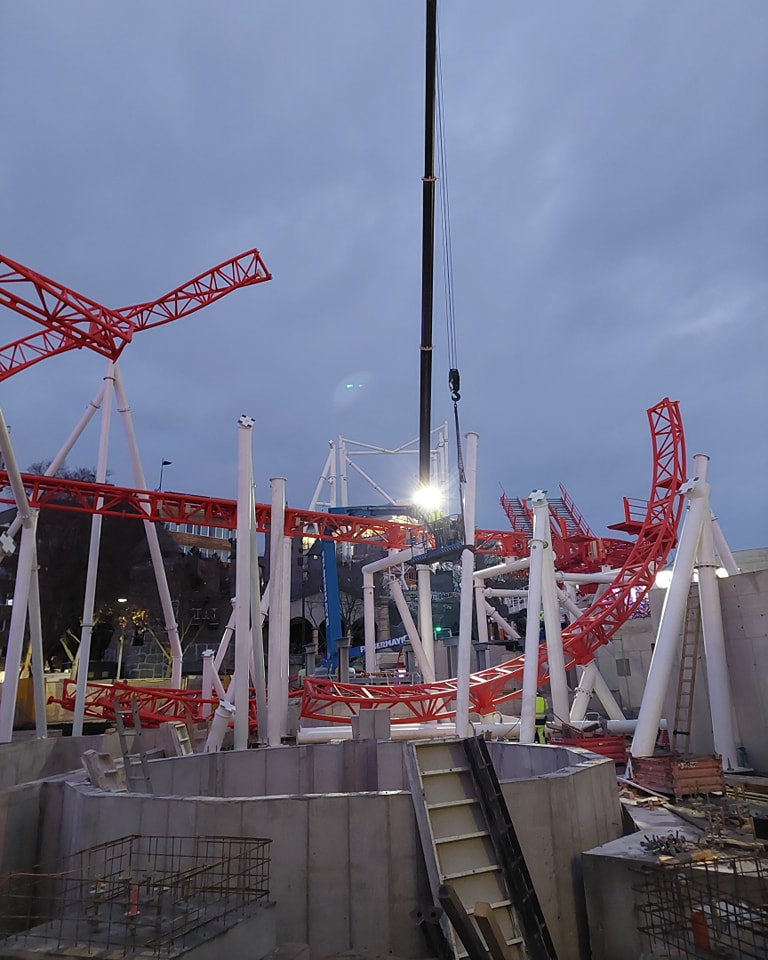 Wiener Prater: Arbeiten an verschiedenen Attraktionen