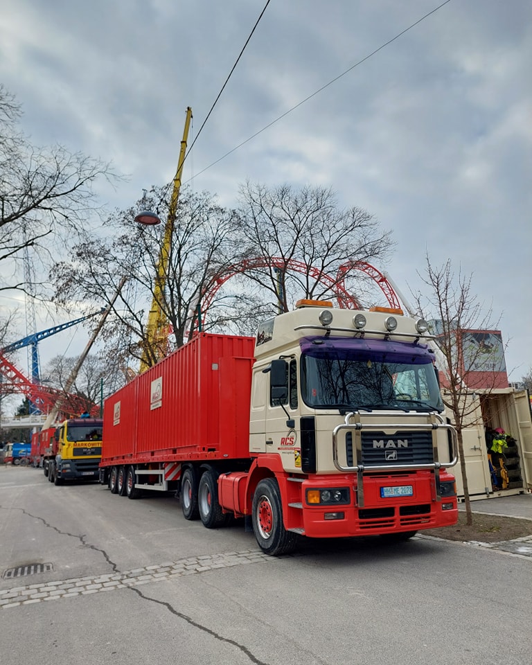 Wiener Prater: Arbeiten an verschiedenen Attraktionen