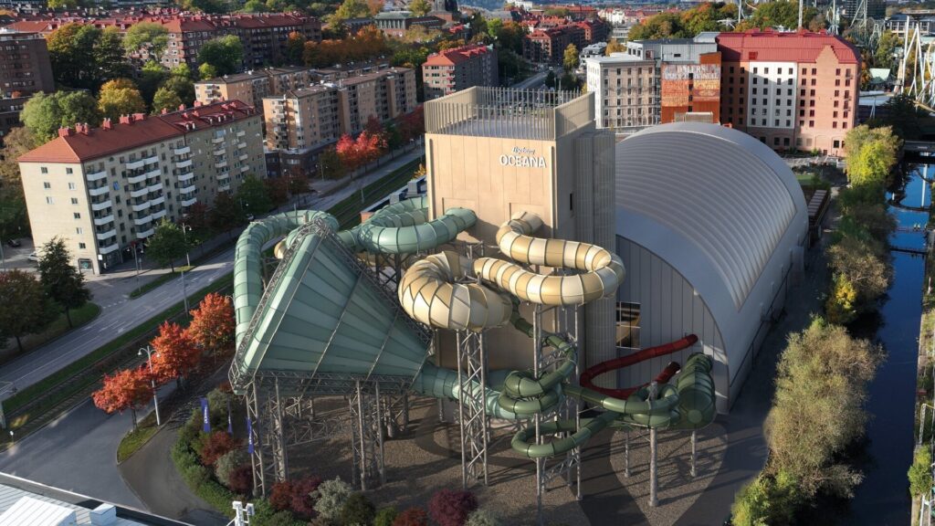 Liseberg: Großbrand im Schwimmbad Oceana