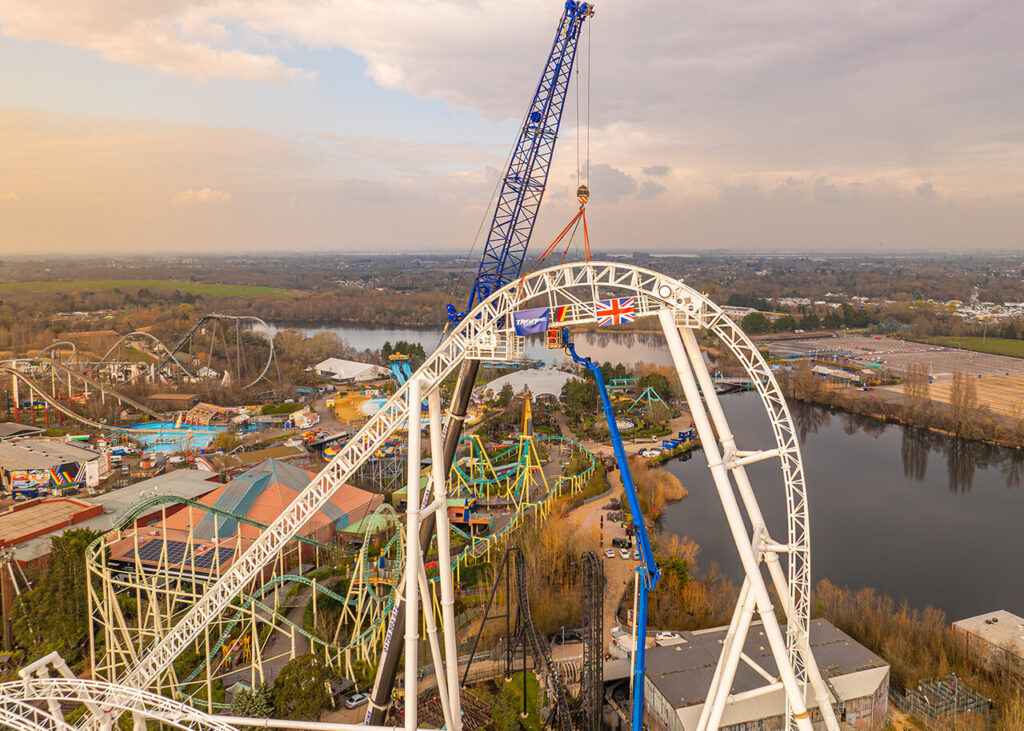 Thorpe Park: Schienenschluss bei Hyperia