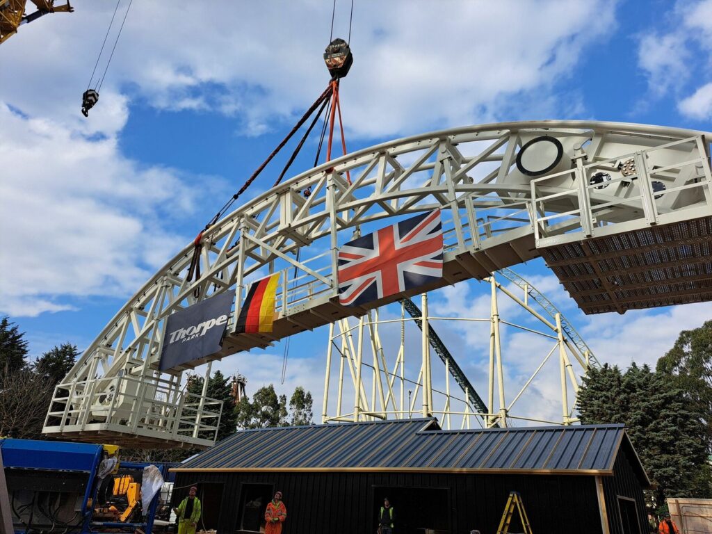 Thorpe Park: Schienenschluss bei Hyperia
