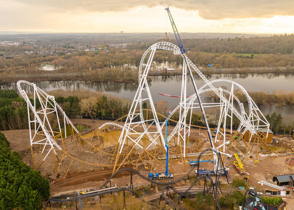Thorpe Park: Schienenschluss bei Hyperia
