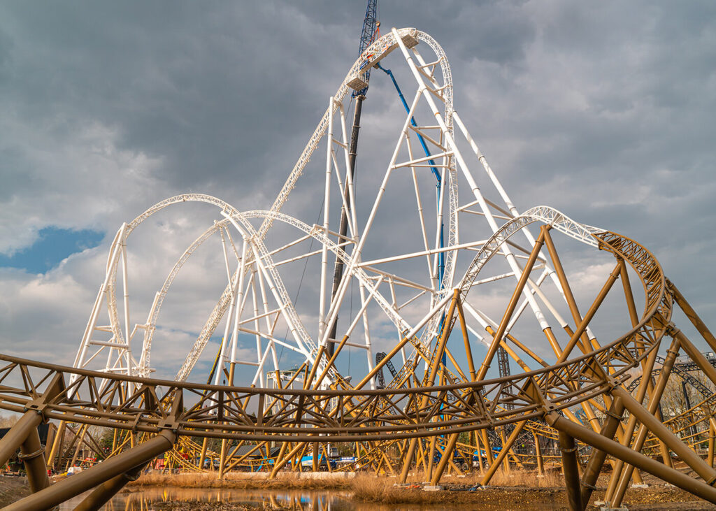 Thorpe Park: Schienenschluss bei Hyperia