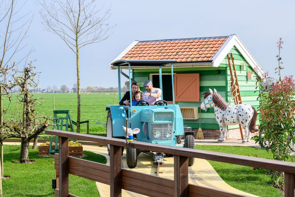 Erlebnisbauernhof Molenwaard: Traktorbahn