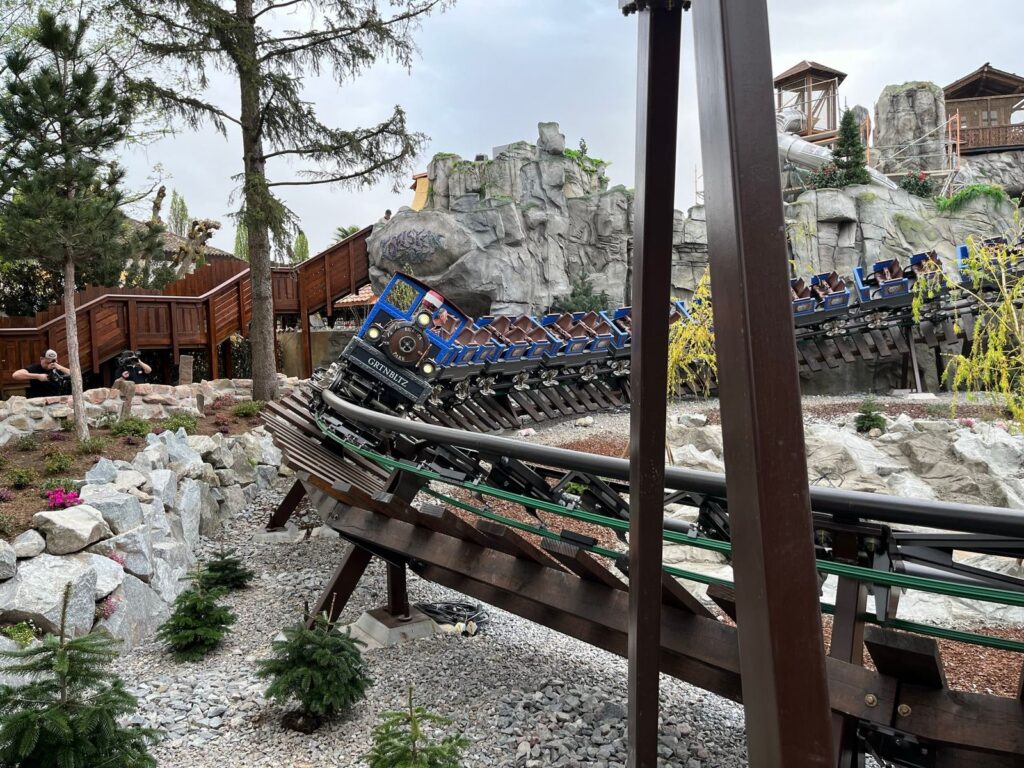 Europa-Park: Testfahrten Alpenexpress Enzian