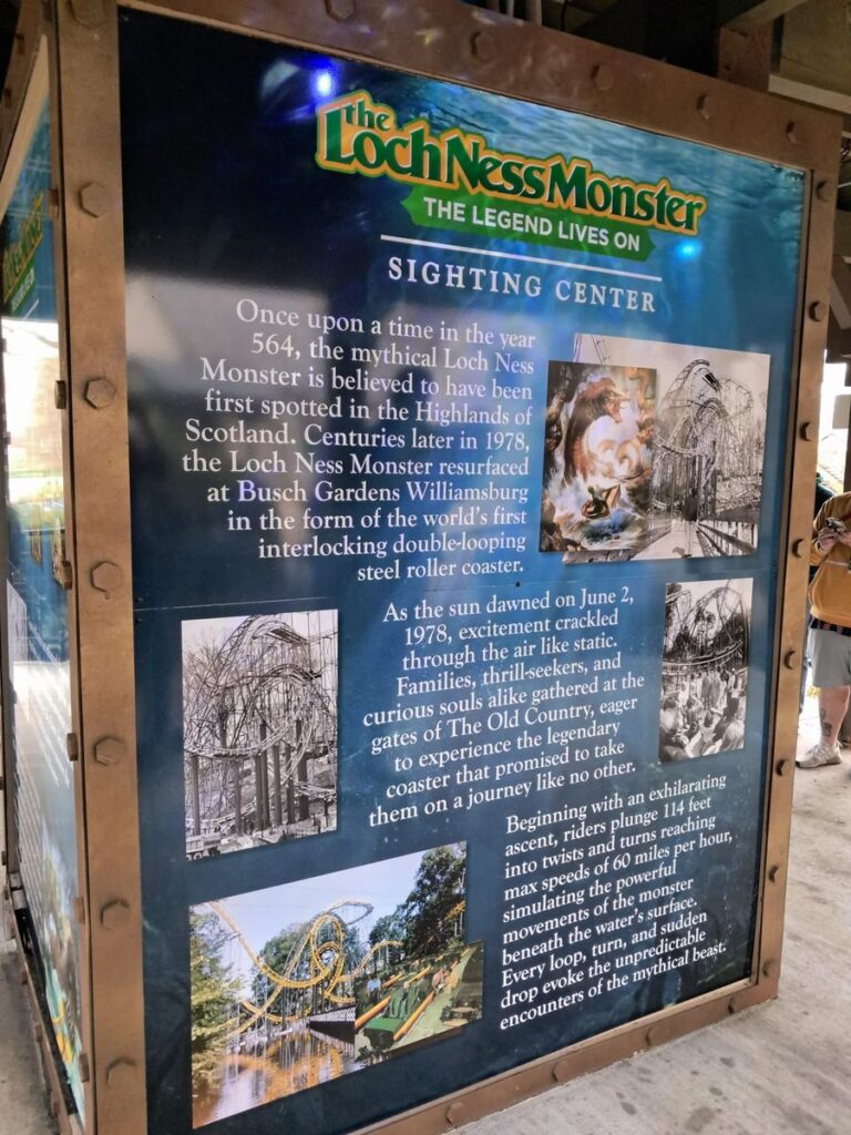 Busch Gardens Williamsburg: Loch Ness Monster