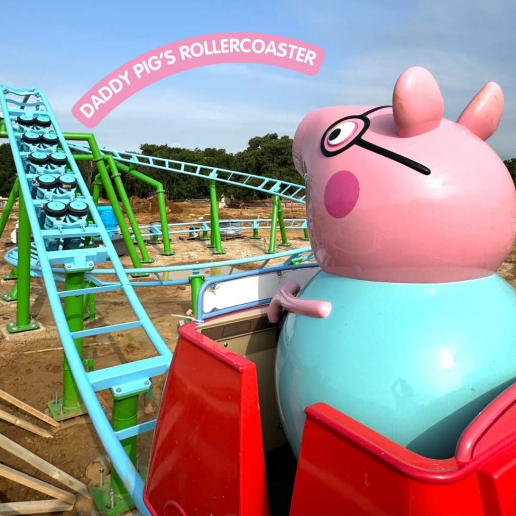 Peppa Pig Theme Park Dallas: Erste Attraktionen werden installiert
