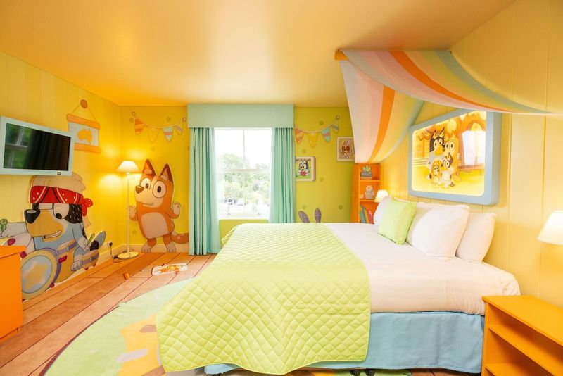 Alton Towers: "Bluey"-thematsiertes Hotelzimmer
