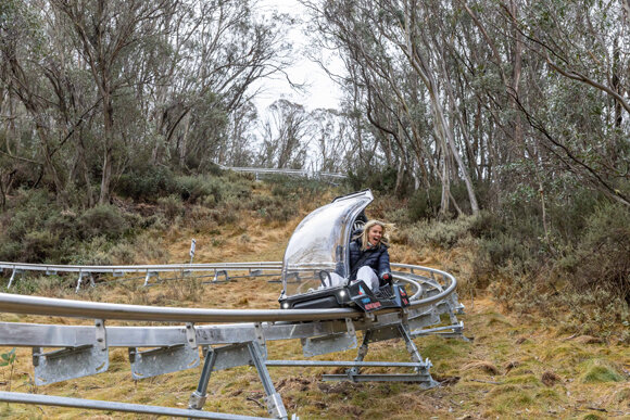 Thredbo: Alpine Coaster lockt in Skigebiet