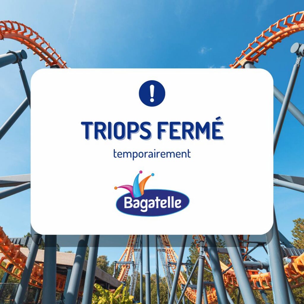 Parc Bagatelle: Vorrübergehende Schließung Triops