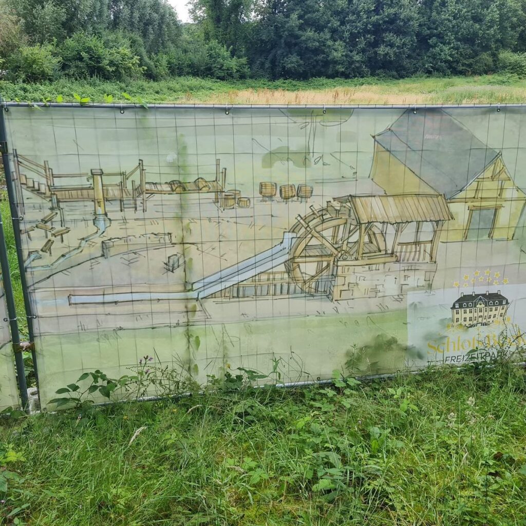 Schloß Beck: Neuer Wasserspielplatz