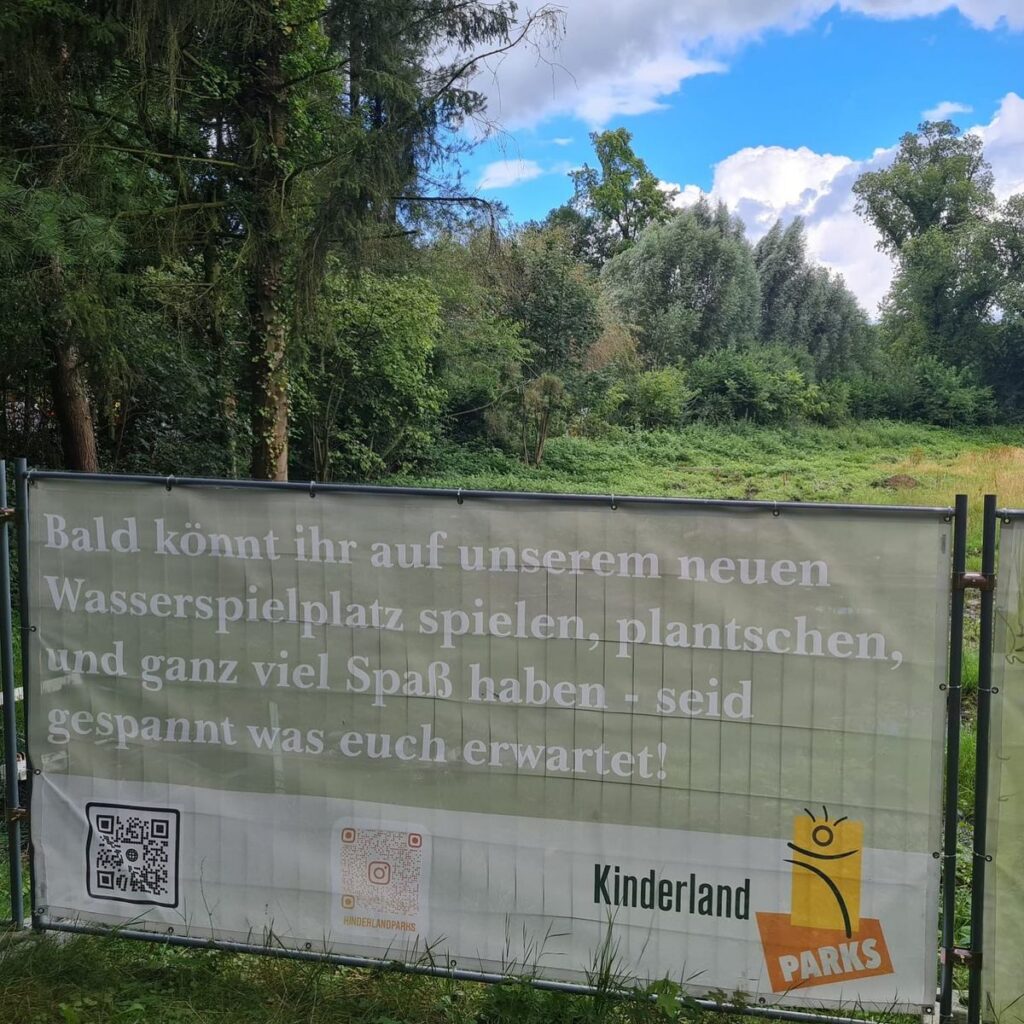 Schloß Beck: Neuer Wasserspielplatz