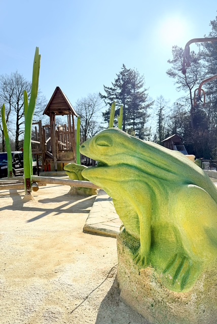 Schloß Beck: Neuer Wasserspielplatz