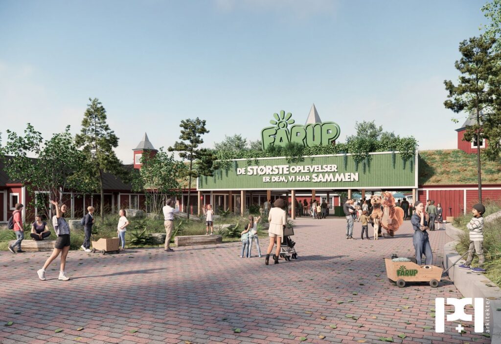 Fårup Sommerland: Neuer Eingangsbereich
