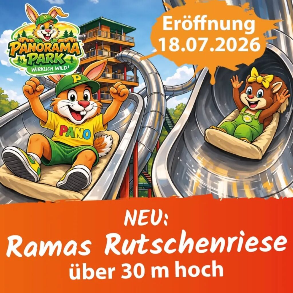 Panorama Park: Ramas Rutsch-Riese & Katta-Kutter Panorama