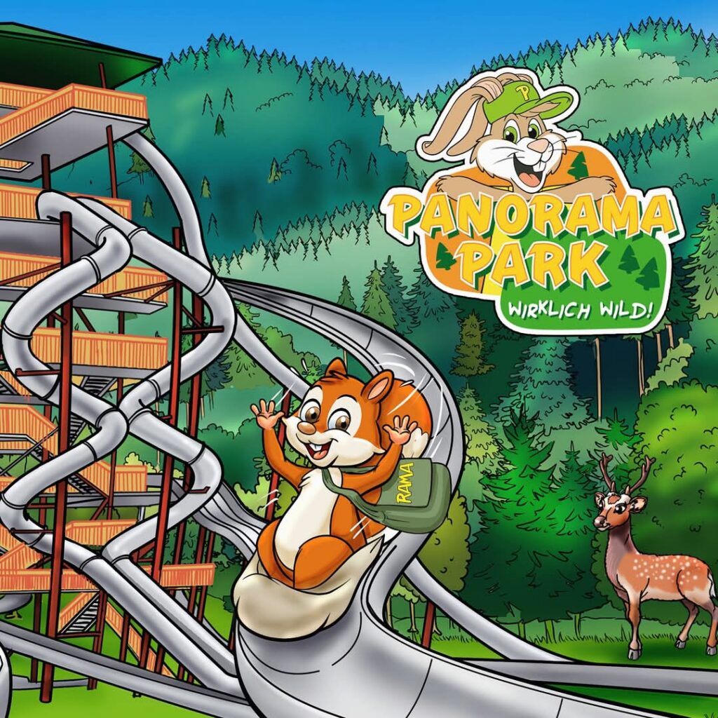 Panorama Park: Ramas Rutsch-Riese & Katta-Kutter Panorama