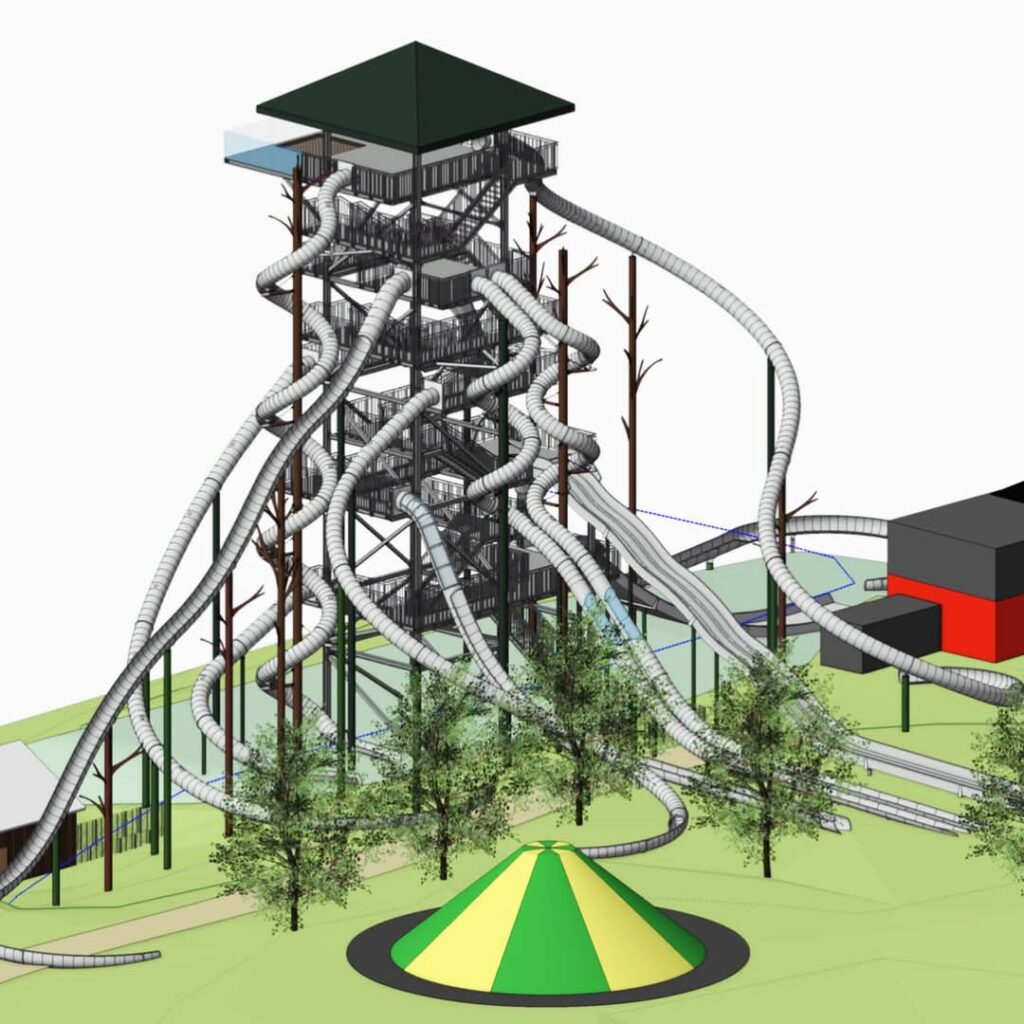 Panorama Park: Ramas Rutsch-Riese & Katta-Kutter Panorama
