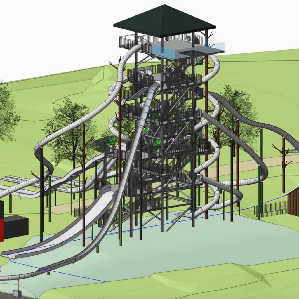 Panorama Park: Ramas Rutsch-Riese & Katta-Kutter Panorama
