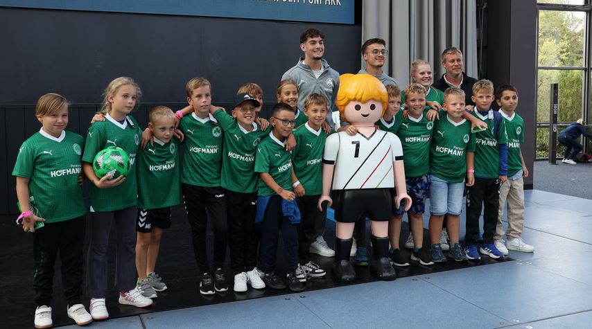 Playmobil-FunPark: Bayerischer Fußball-Verband ehrt U11-Meisterteams
