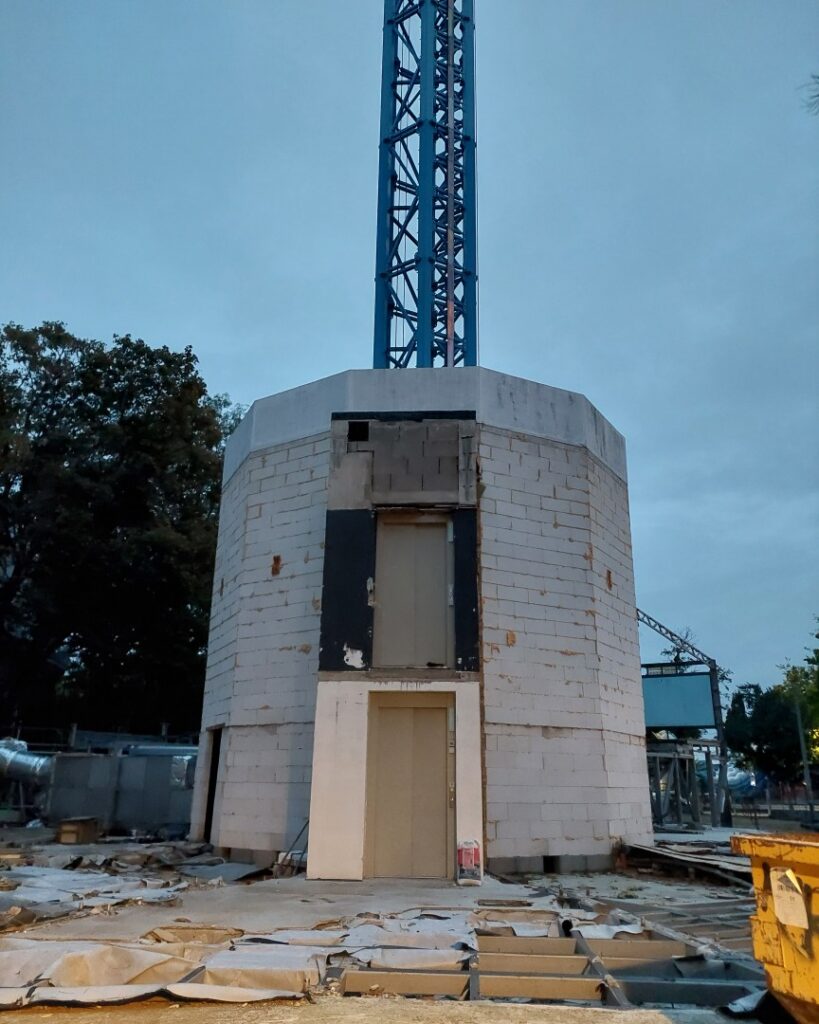 Wiener Prater: Arbeiten an einem Lost Place