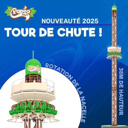 Papéa Parc: Tour de Chute